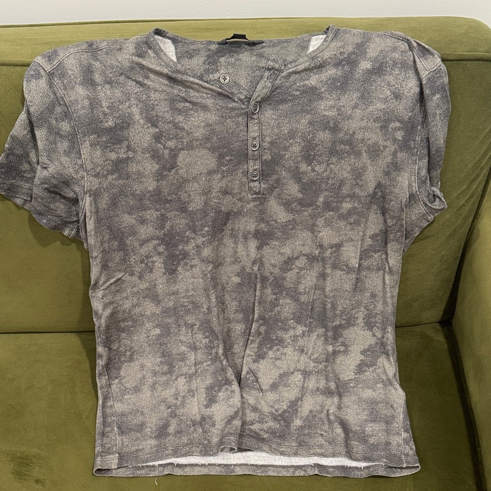 John Varvatos Charcoal Women's Short Sleeve Tee